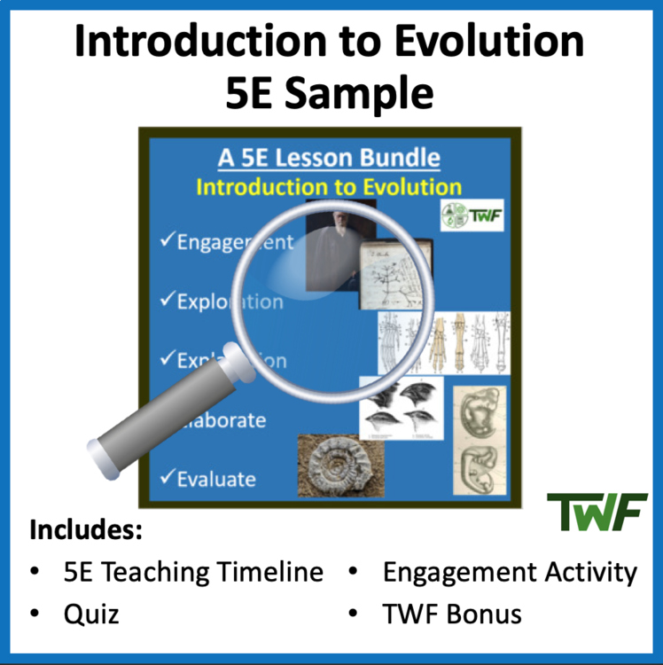 Introduction to Evolution - 5E Bundle - Teaching Timeline & Additional Resources