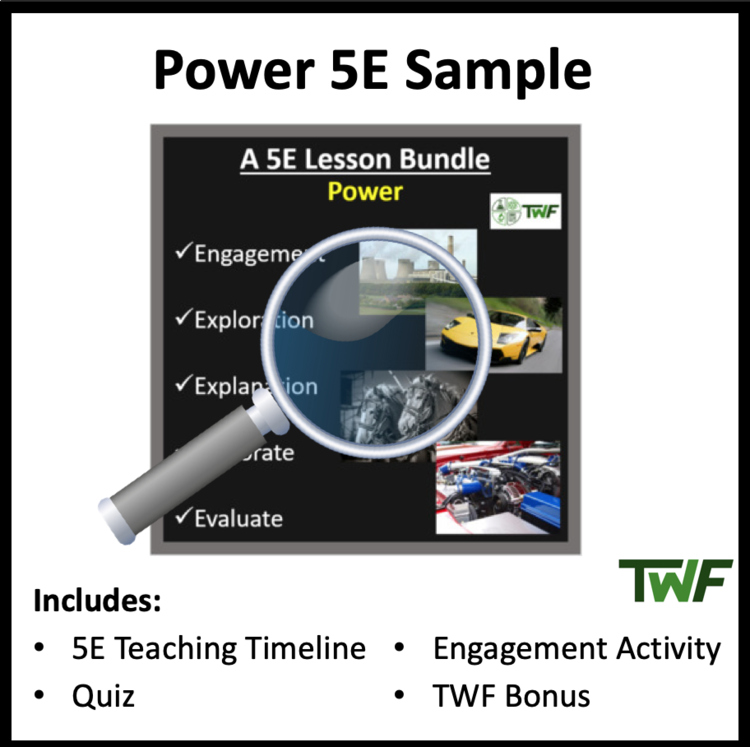 Power - 5E Bundle - Teaching Timeline & Additional Resources
