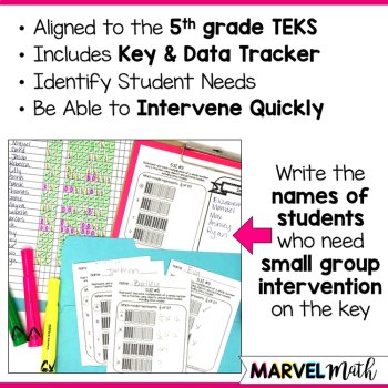 5th Grade Problem Solving with Fractions TEKS Exit Slips, image 2