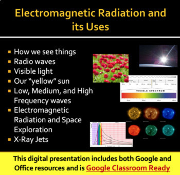Electromagnetic Spectrum and Radiation - Google Slides and PowerPoint Lesson