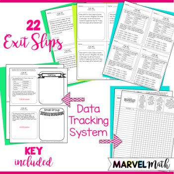 5th Grade Problem Solving with Whole Numbers TEKS Exit Slips, image 3
