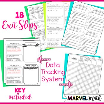 5th Grade Place Value TEKS Exit Slips, image 3