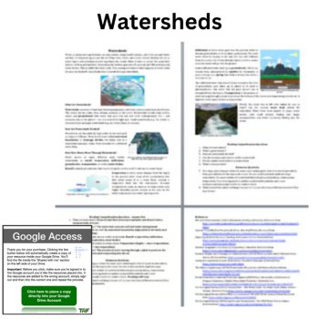 Watersheds Reading Comprehension Passage & Questions | 6th, 7th, 8th Grade, image 2