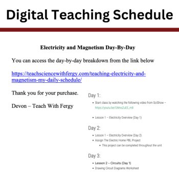 Electricity and Magnetism Curriculum Unit Bundle | Lessons, Activities, Test, image 4