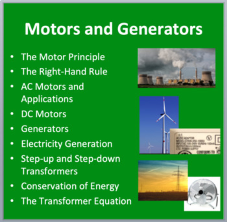 Motors and Generators - Lesson | Motor Principle, AC and DC Motors, Transformers