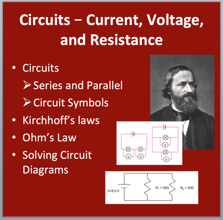 Electric Circuits – Current, Voltage, and Resistance Lesson