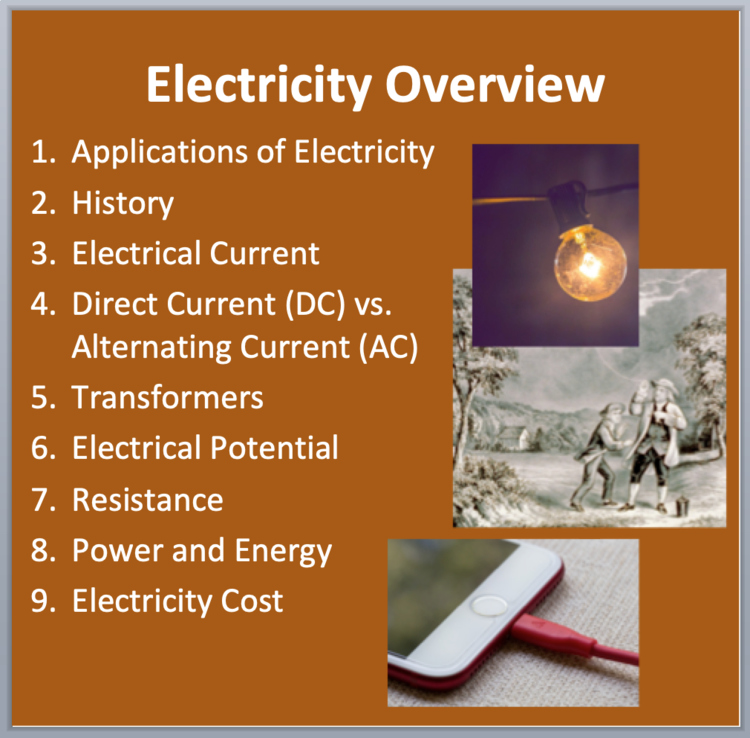 Electricity Overview - Current, Voltage, and Power Lesson