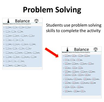 Balancing Chemical Equations - Digital Interactive Notebook Pages, image 2
