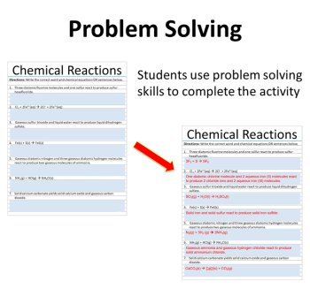Chemical Reactions - Digital Interactive Notebook Pages, image 2
