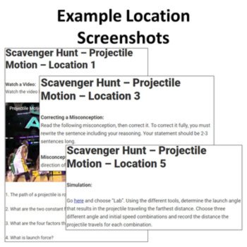 Projectile Motion Digital Scavenger Hunt – Launch Angle, Force & Height Activity, image 4