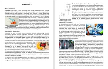 Pneumatics Reading Comprehension Passage and Questions - Grade 8 and Up, image 2