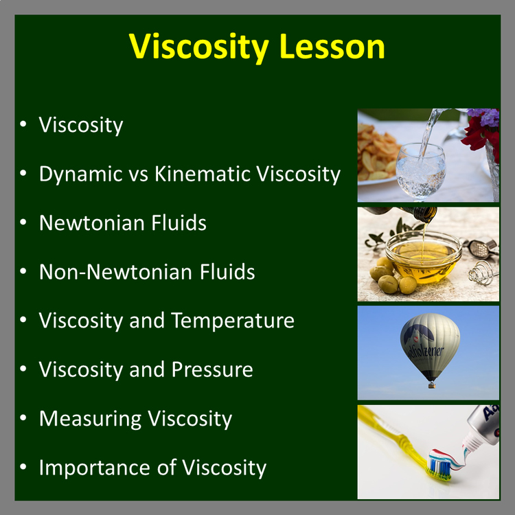 Viscosity - PowerPoint Lesson and Student Notes