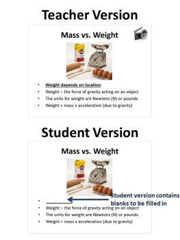 Mass, Volume, Density, and Buoyancy - PowerPoint Lesson and Student Notes, image 2