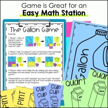 The Gallon Game: Engaging, Hands-On Measurement Conversion Practice, image 3