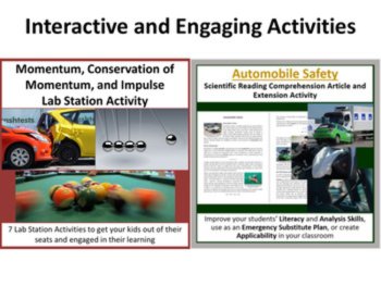 Momentum, Conservation of Momentum, & Impulse 5E Lesson Bundle | Collisions, image 4