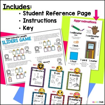 Approximate Length: Relative Size of Metric and Customary Units Game, image 4