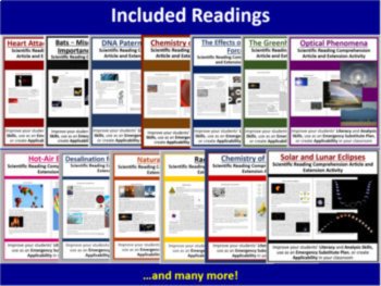 Science Reading Comprehension Article Mega Bundle | Grade 8 and Up, image 2