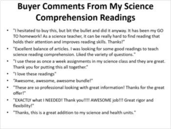 Science Reading Comprehension Article Mega Bundle | Grade 8 and Up, image 4