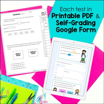 Area, Perimeter, Measurement Conversions Tests - 4th Grade STAAR Math Review, image 2