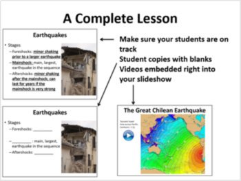 Earthquakes and Volcanoes 5E Lesson Bundle | Worksheets, Activities, Readings, image 3