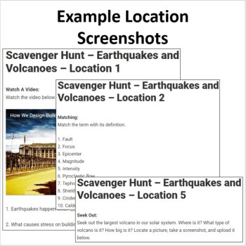 Earthquakes and Volcanoes Digital Scavenger Hunt Activity | Megavolcanoes, image 4