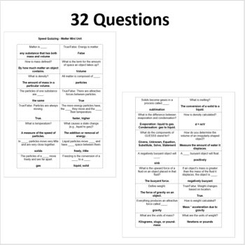 Matter - Speed Quizzing, image 2