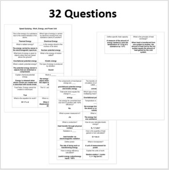 Work, Energy, and Power - Speed Quizzing, image 2