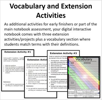 Optics - Digital Interactive Notebook Bundle, image 3