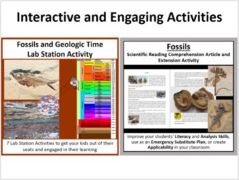 Fossils and Geologic Time - 5E Lesson Bundle | The Fossil Record & Fossilization, image 4