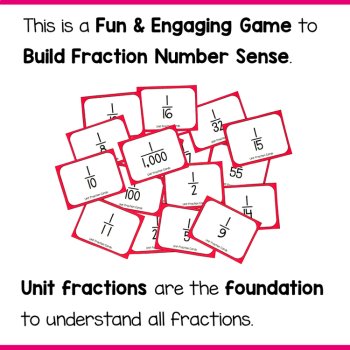 Comparing Unit Fractions Game, image 3