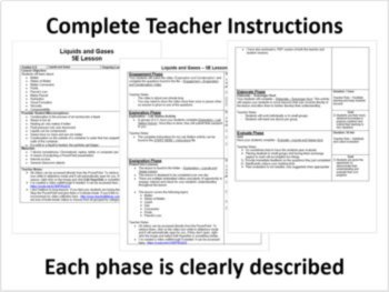 Liquids and Gases - 5E Lesson Bundle, image 2