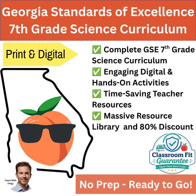 Georgia Standards of Excellence | GSE Bundle | 7th Grade Science - Curriculum