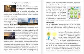 Energy Use and Conservation Reading Comprehension Article - Grade 8 and Up, image 2