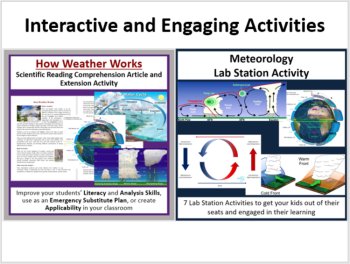 Meteorology 5E Lesson Bundle – Weather, Climate, Atmosphere & Air Masses, image 4