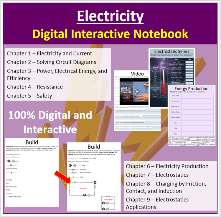 Electricity - Digital Interactive Notebook Bundle