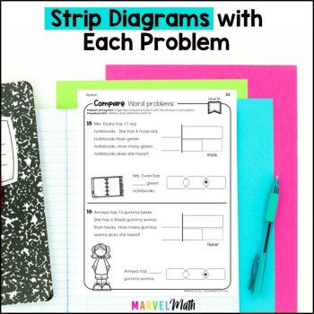 2nd Grade Addition & Subtraction Word Problem Notebook (Level 2A), image 3