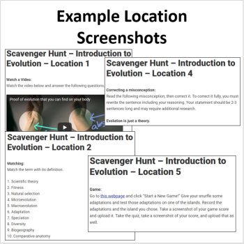 Introduction to Evolution – Digital Scavenger Hunt Activity | Natural Selection, image 4