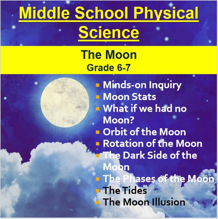 The Moon Lesson | 6th and 7th Grade | Orbit, Phases, and Rotation of the Moon