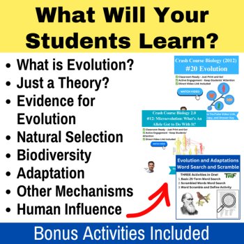 Introduction to Evolution Lesson | Evidence for Evolution, Natural Selection, image 2
