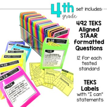 4th Grade Math TEKS Campus License: Games,  STAAR Review, Assessments, image 2