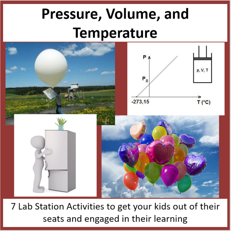 Pressure, Volume, and Temperature Lab Station Activity | 7 Hands-on Activities