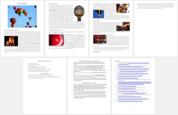 Hot-Air Balloons Reading Comprehension Passage and Questions | Grade 8 and Up, image 3