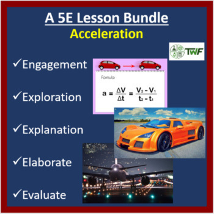 Acceleration - 5E Lesson Bundle