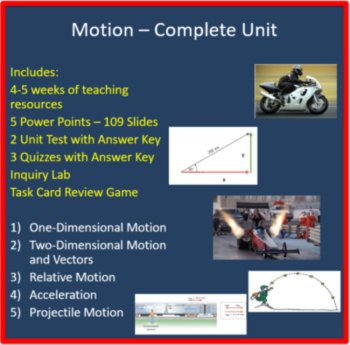 Motion Unit Bundle - Digital Interactive Notebook + 5 Lessons, image 3