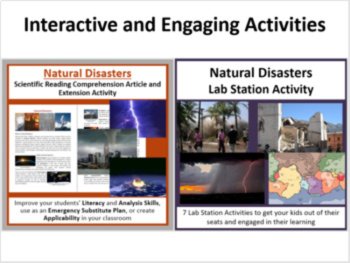 Natural Disasters 5E Lesson Bundle | Meteorological, Climatological, Geological, image 4