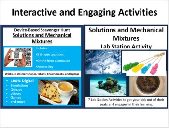 Solutions and Mechanical Mixtures - 5E Lesson Bundle, image 4