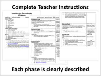 Reproductive Technologies - 5E Lesson Bundle, image 2