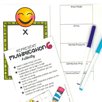 2x2 and 3x1 Multiplication: Partial Products, Area Models, Arrays & More, image 4