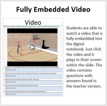 Projectile Motion Digital Interactive Notebook | Motion, Frames of Reference, image 3