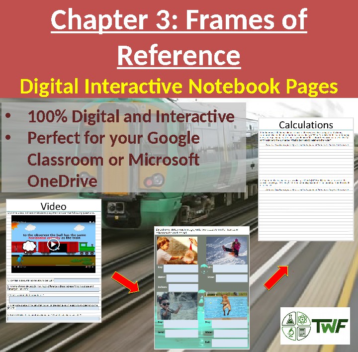 Frames of Reference - Digital Interactive Notebook Pages